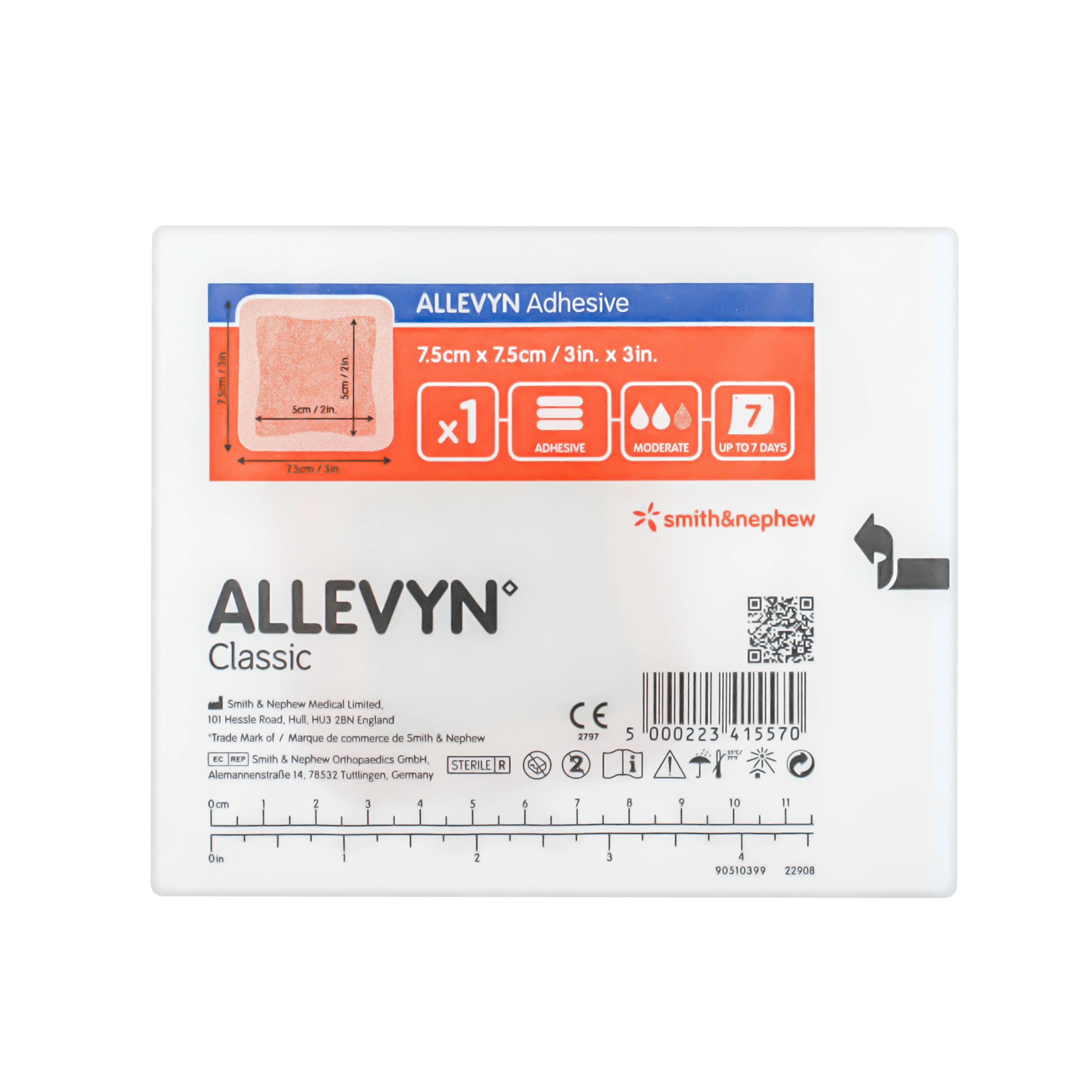 Allevyn Adhesive Dressing - Strong Adhesive (Multiple Sizes) (x1 or 10) - Image 5