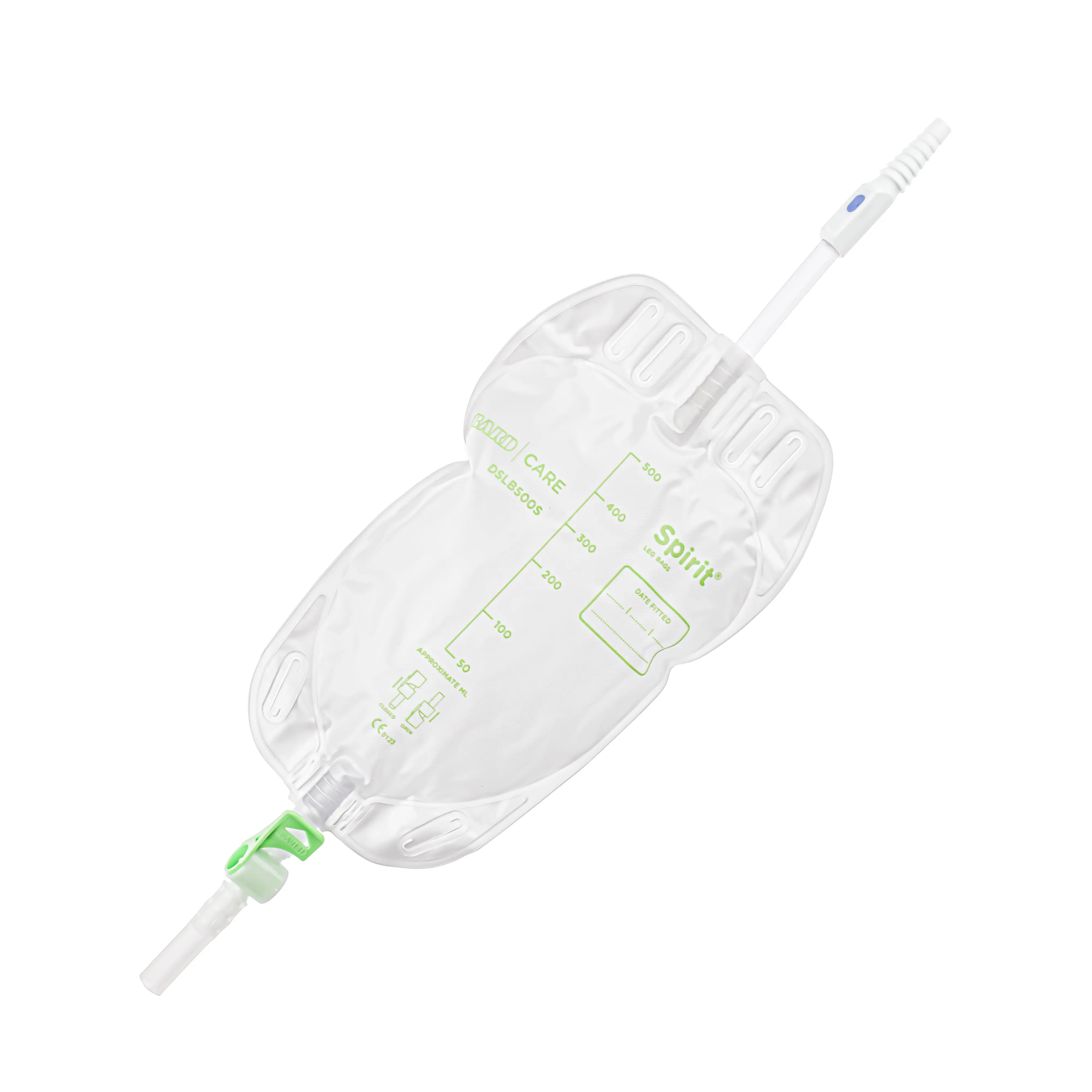 Bard Spirit Leg Bags - Sterile Urine Drainage Bags (x10) - Image 2