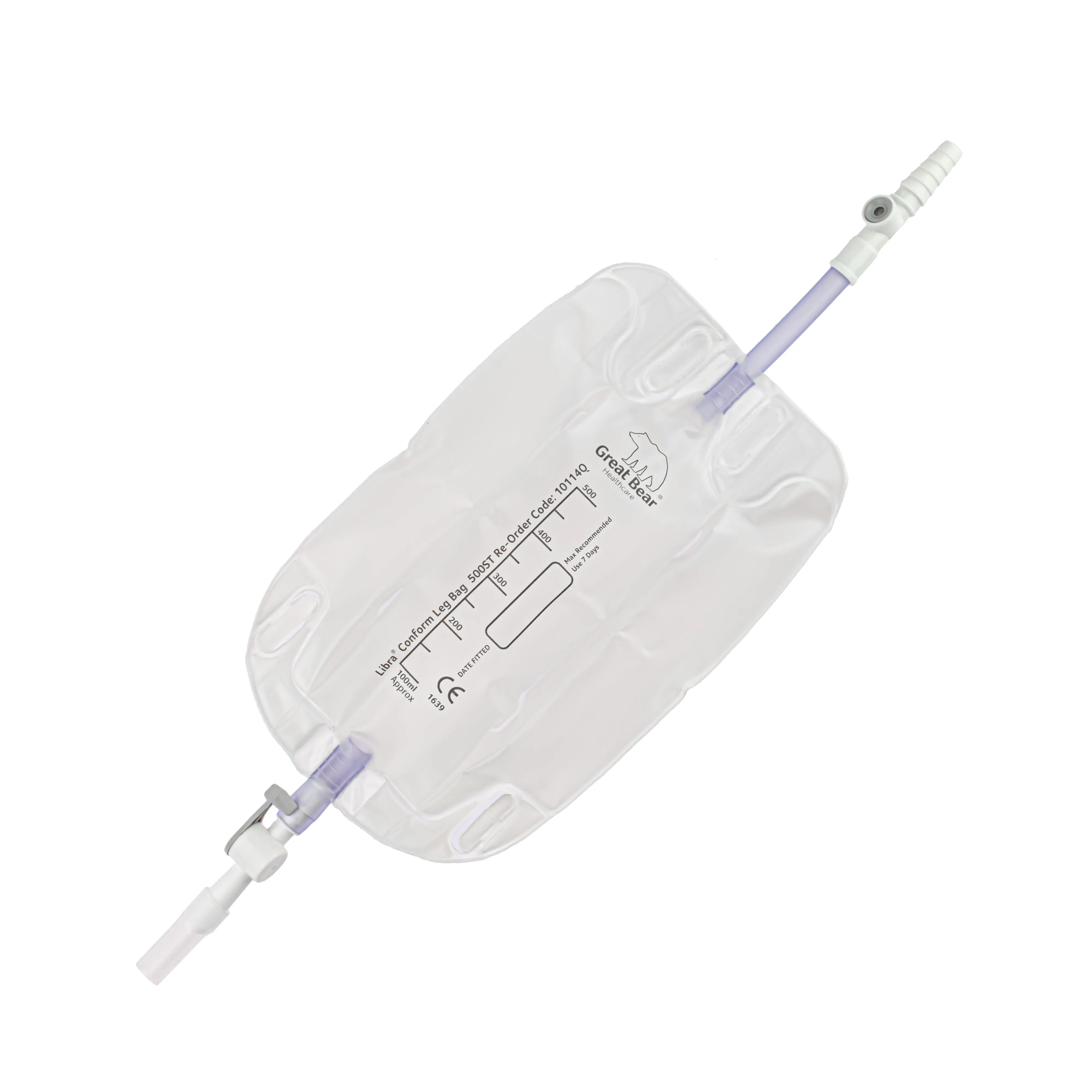 Great Bear Libra Conform Leg Bags - Chambered Urine Drainage Bags (x10)