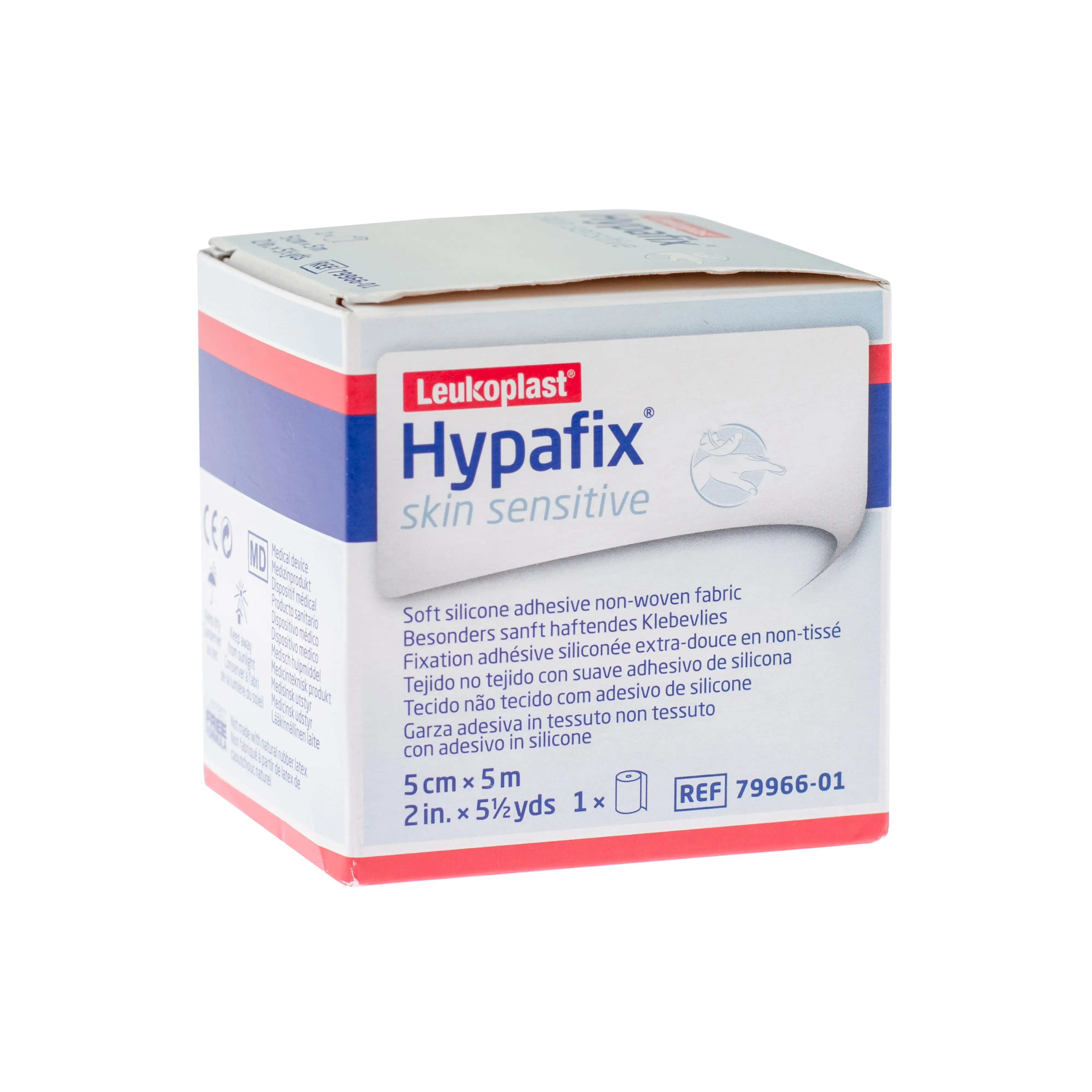Hypafix Skin Sensitive Fixation Tape (5cm x 5m) (x1) - Image 3