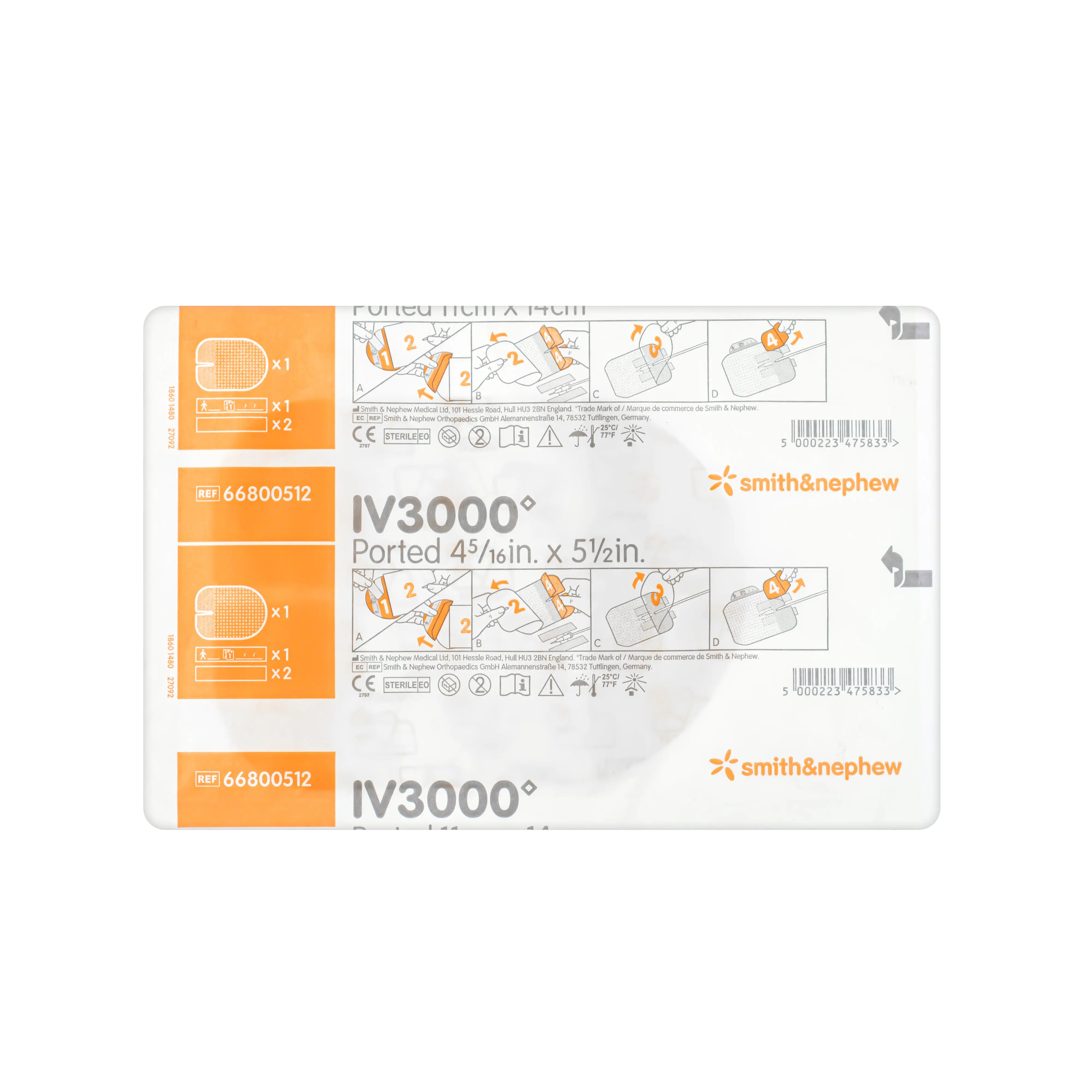 IV3000 Moisture Responsive Catheter Dressing (For PICC & Midline Catheters) (11cm x 14cm) (x1 or 25) - Image 4