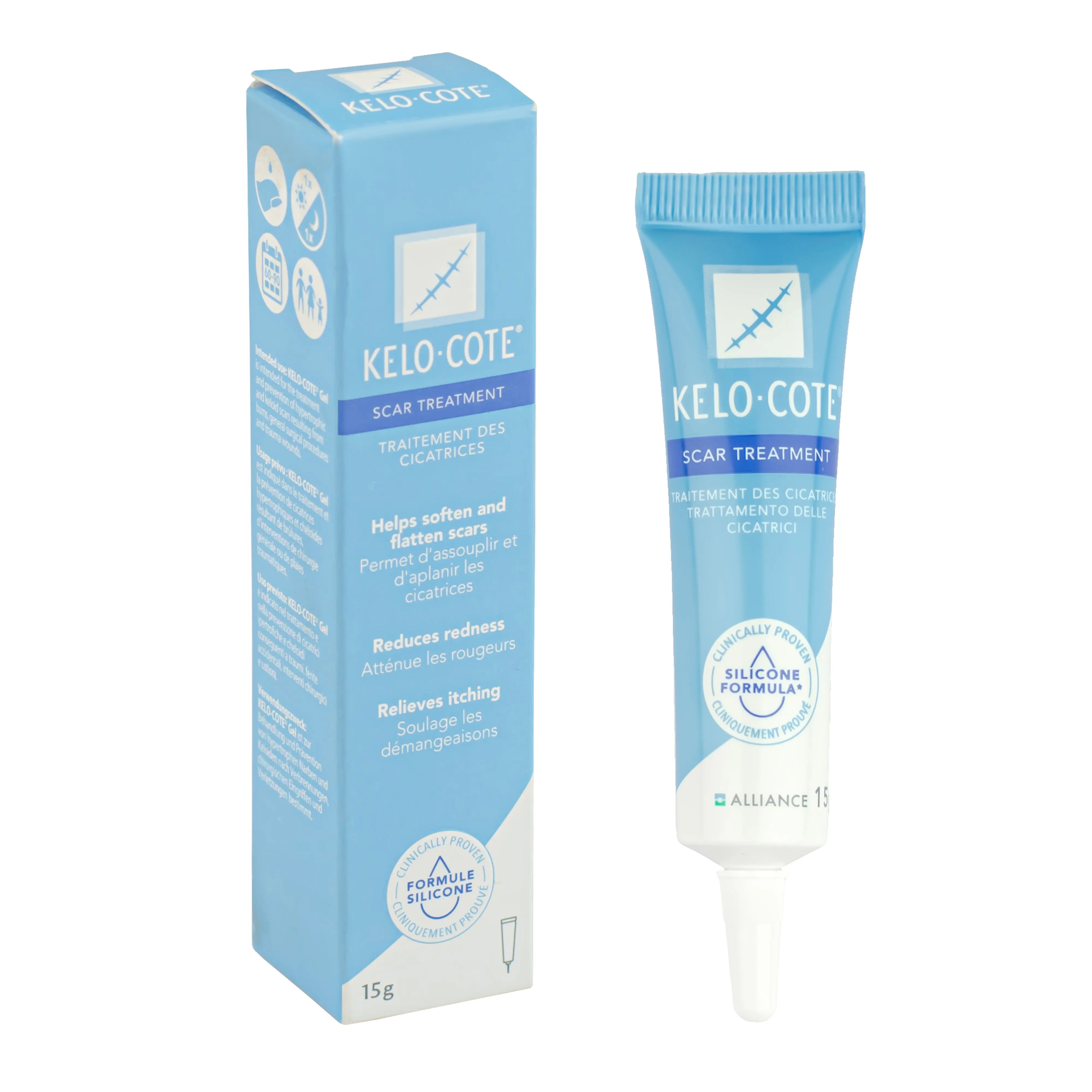 Kelo-Cote Scar Treatment Gel Tube - Silicone Formula (15g or 60g) (x1) - Image 2