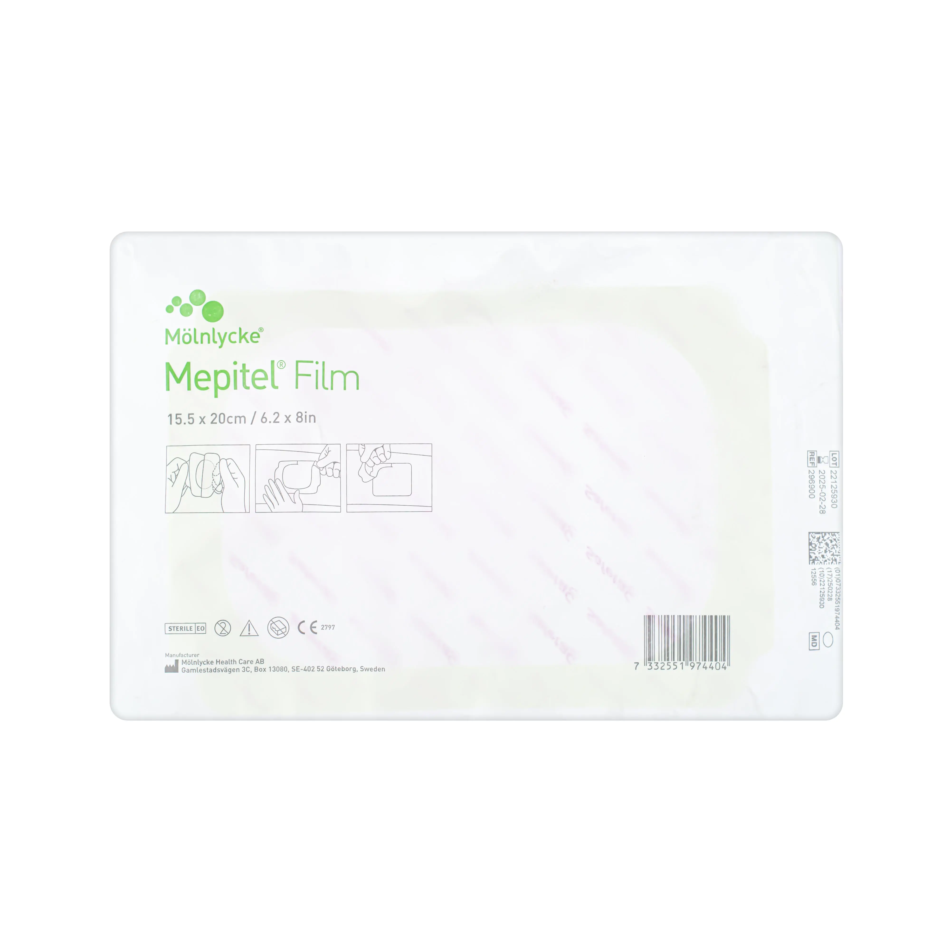Mepitel Film Dressing - Transparent, Adhesive Breathable Soft Silicone Film Dressing (Multiple Sizes) (x1 or 10) - Image 3