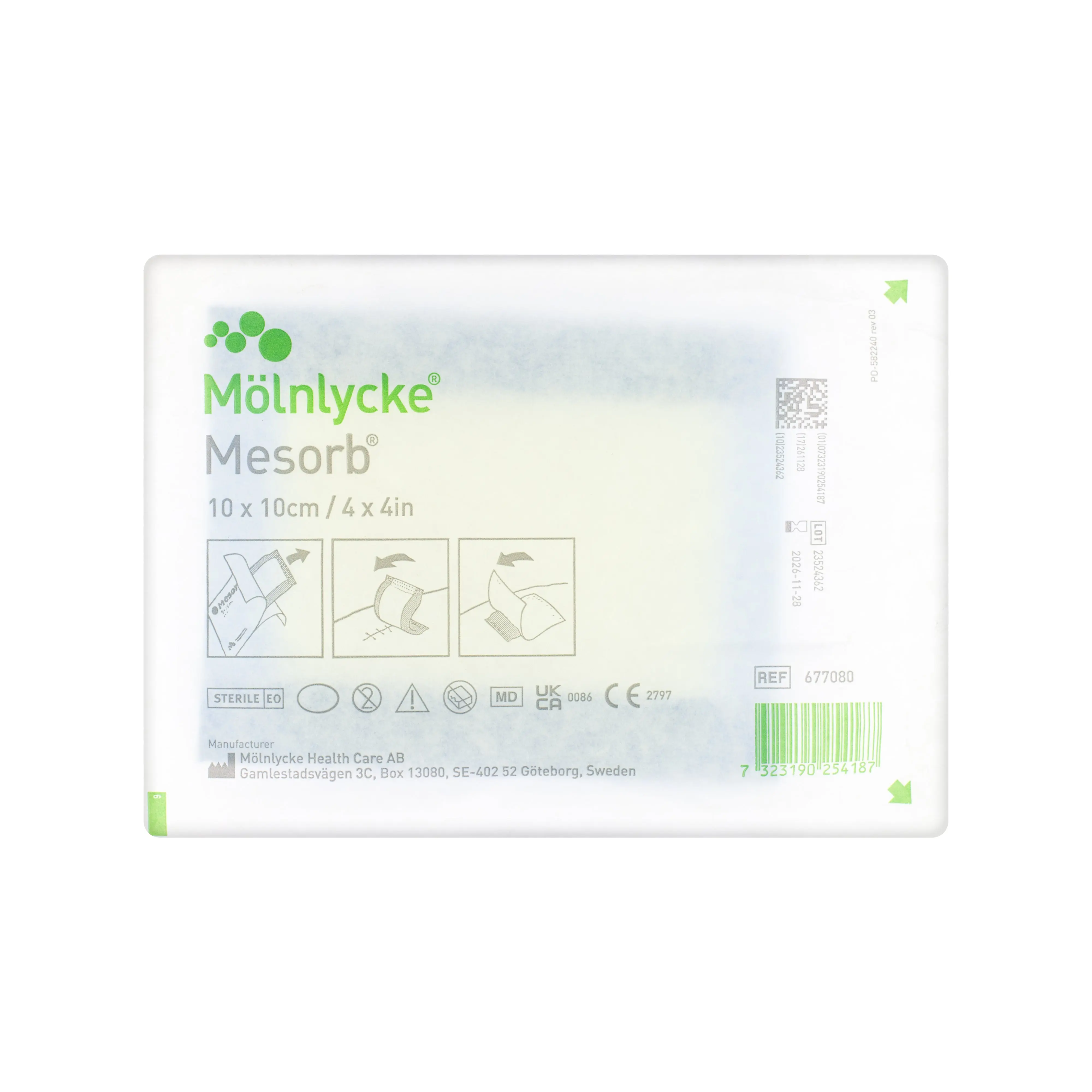 Mesorb Dressing Pad - Highly Absorbent Dressing Pad (Multiple Sizes) (x1 or 10) - Image 4