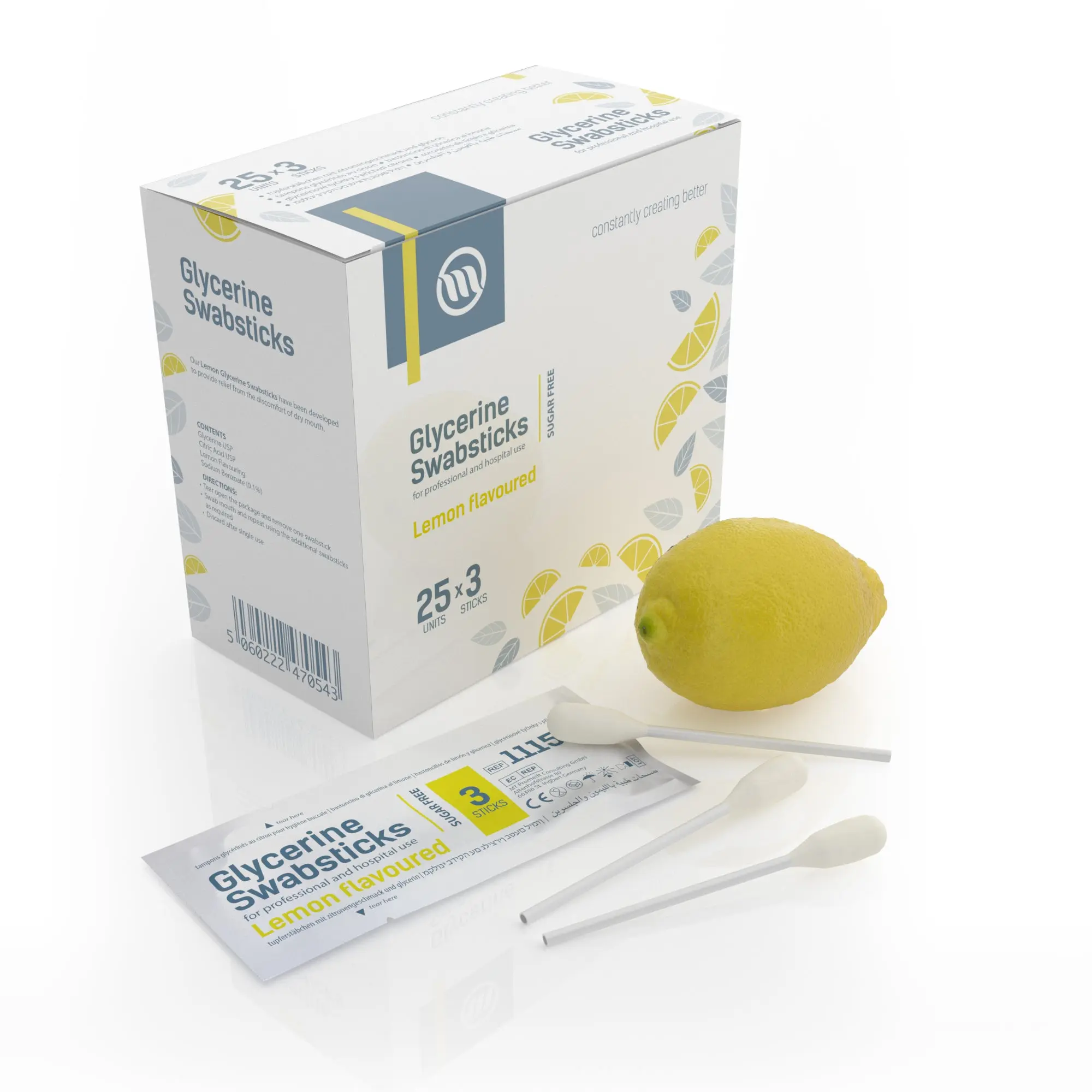 Optimum Medical Glycerine Oral Swabsticks (Lemon or Blackcurrant) (x75) - Image 4