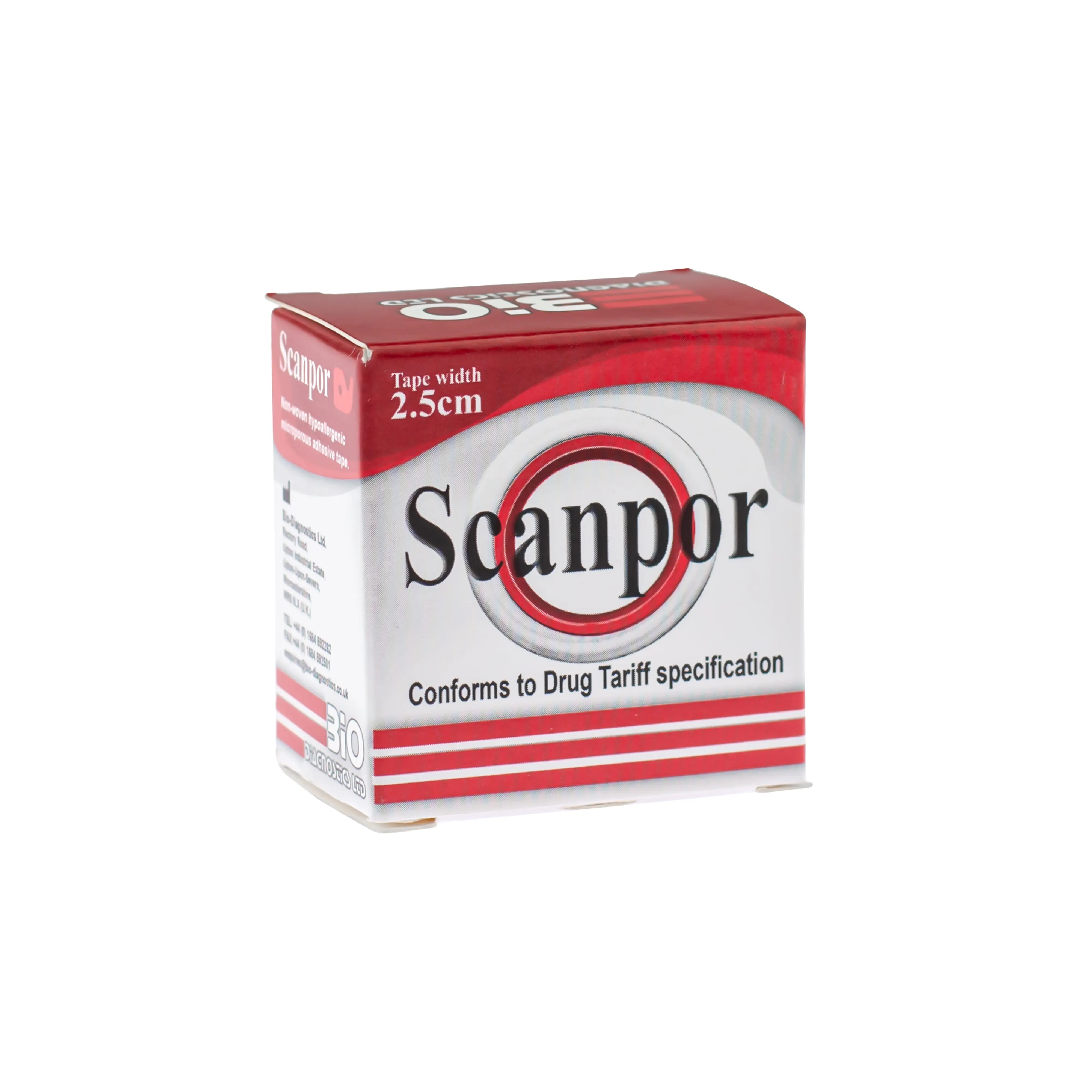 Scanpor Microporous Surgical Tape (2.5cm x 10m) (x1) - Image 3
