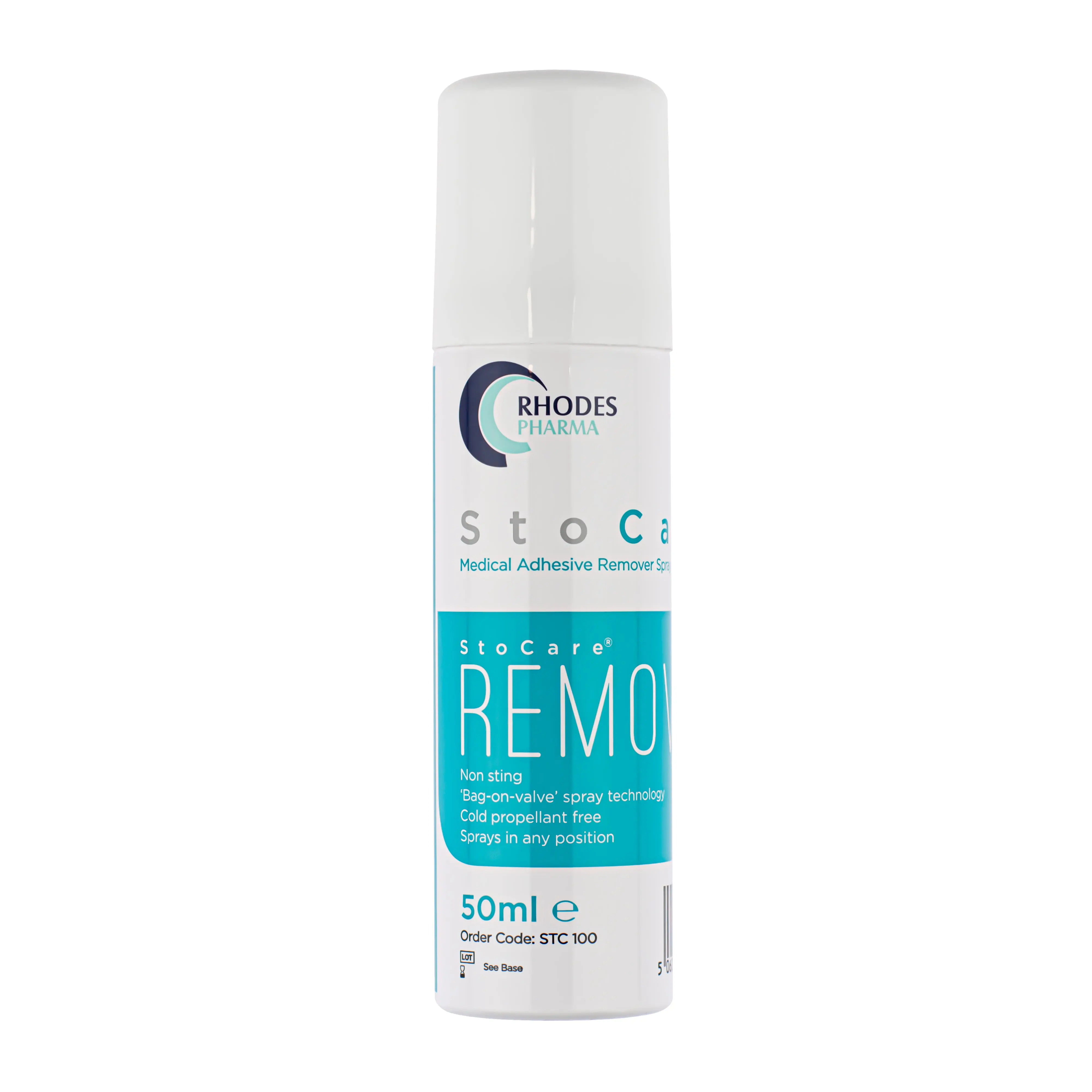 Rhodes Pharma StoCare No-Sting Medical Adhesive Remover Spray (50ml) (x1)