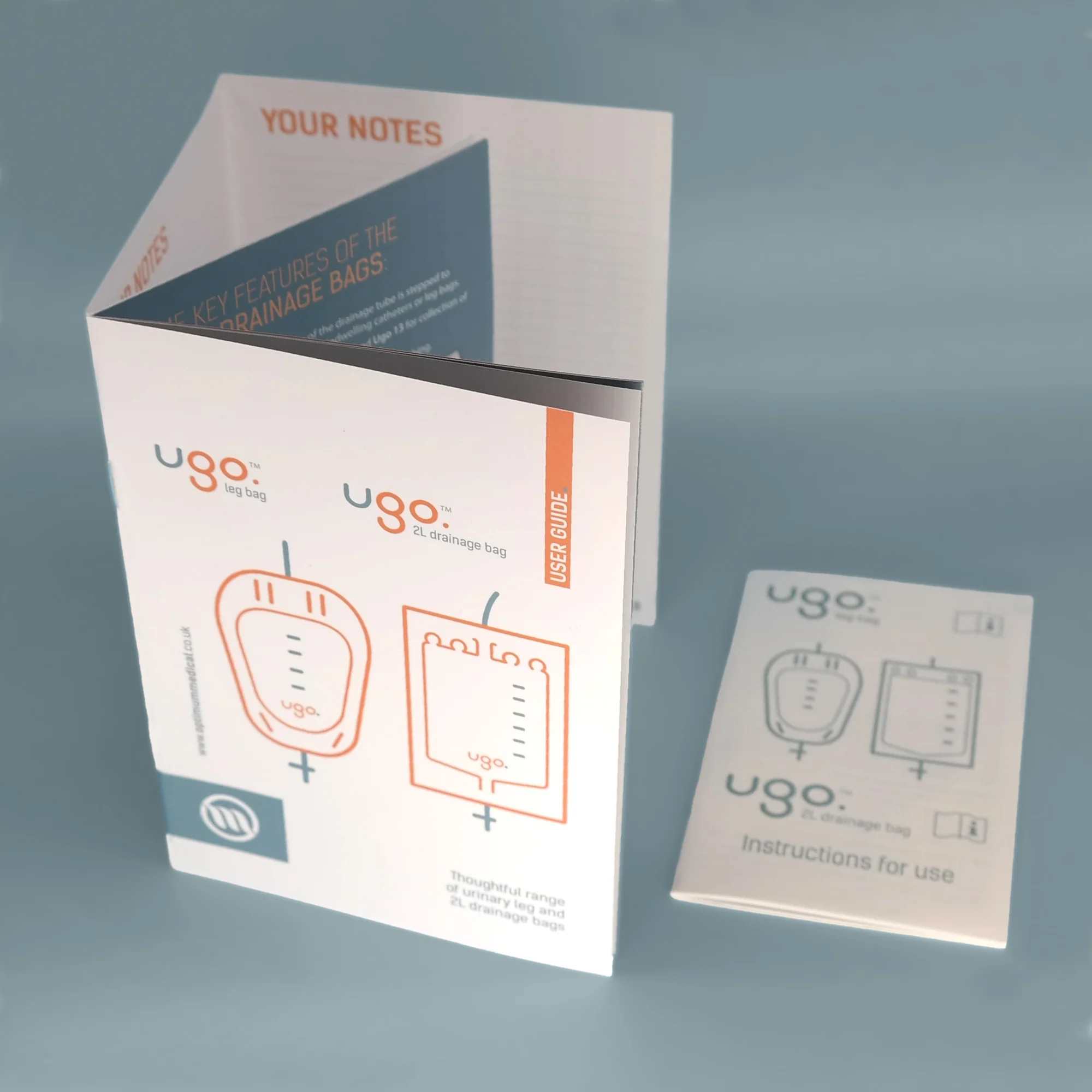 Ugo 2L Drainage Bags (with Extra Long Drainage Tube) - Urine Night Bags (x28) - Image 4