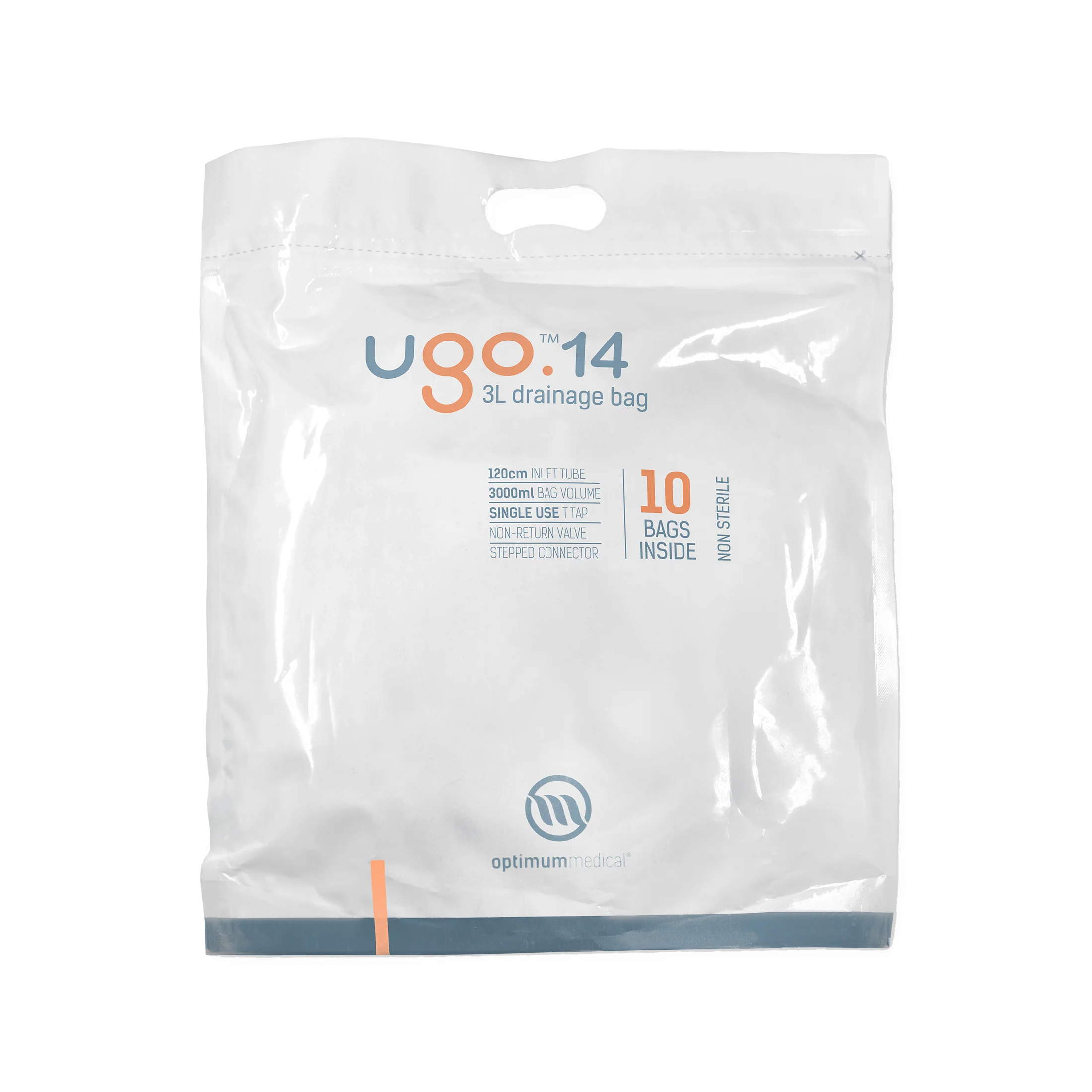 Ugo 3L Drainage Bags - Urine Night Bags (x10) - Image 7