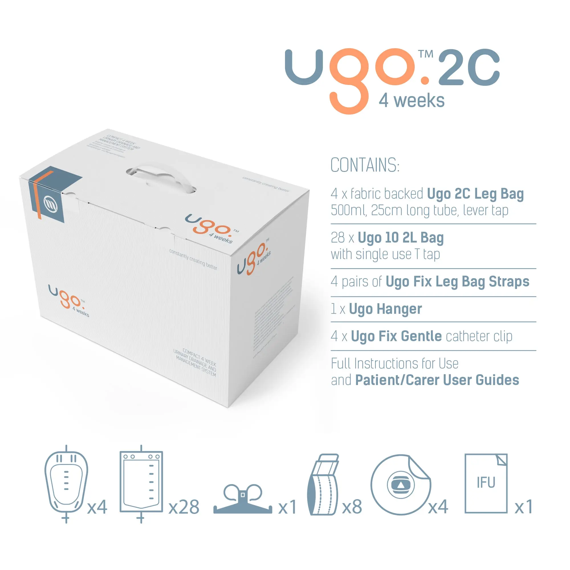 Ugo 4 Weeks - 1 Month of Urology Supplies (x41 Items) - Image 4