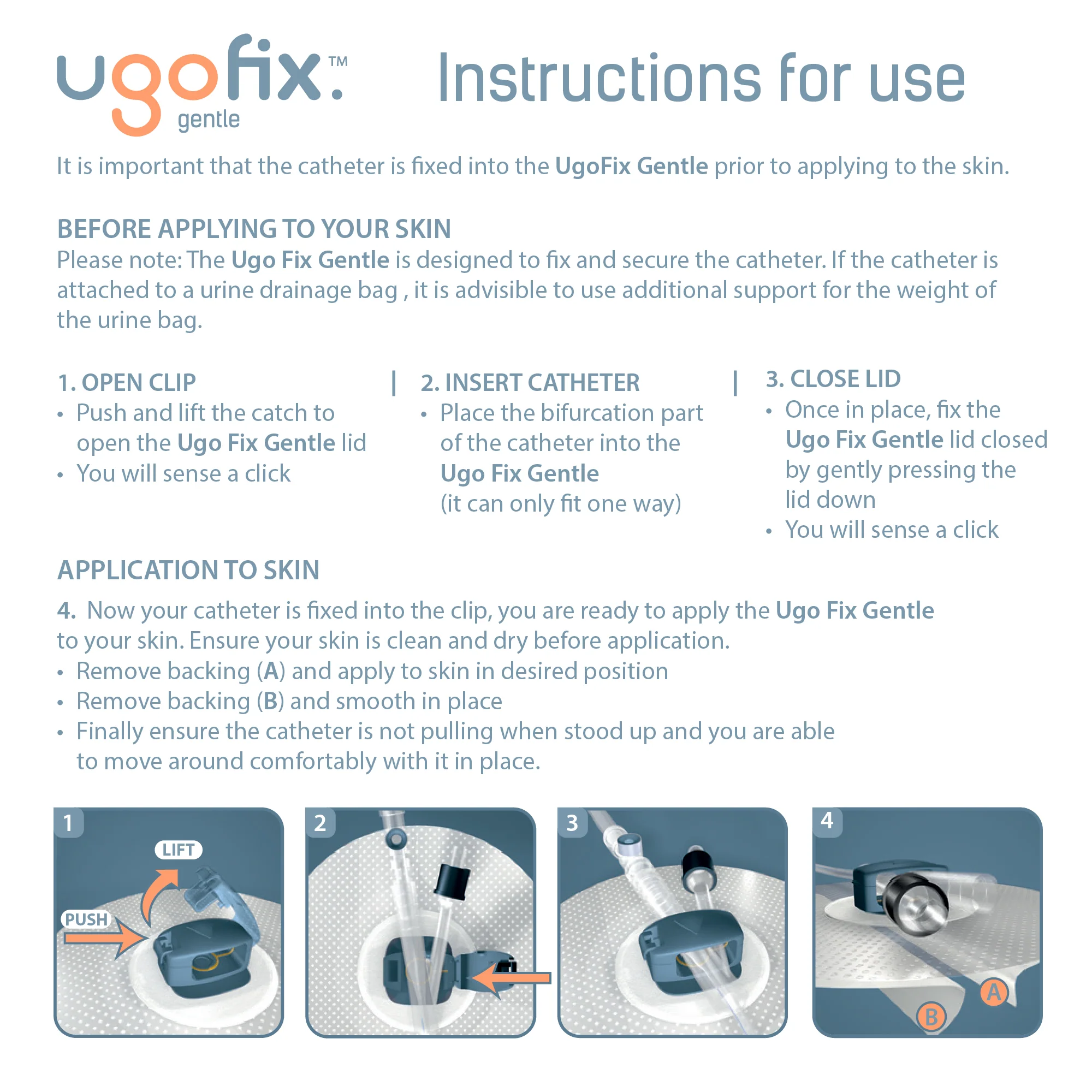 Ugo Fix Gentle - Catheter Securement Clip (x5) - Image 7