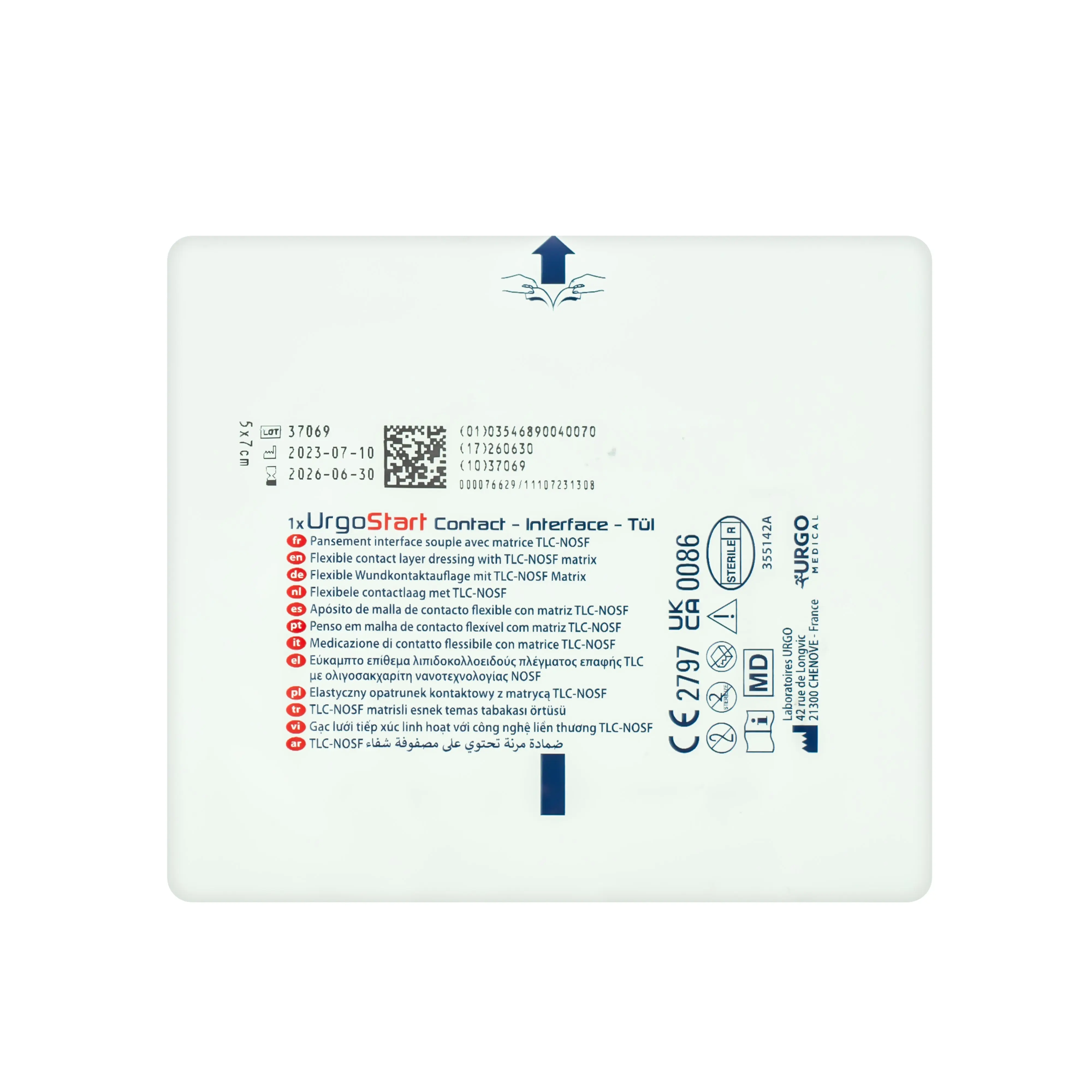 UrgoStart Contact Layer Dressing (Multiple Sizs) (x1 or 10) - Image 3