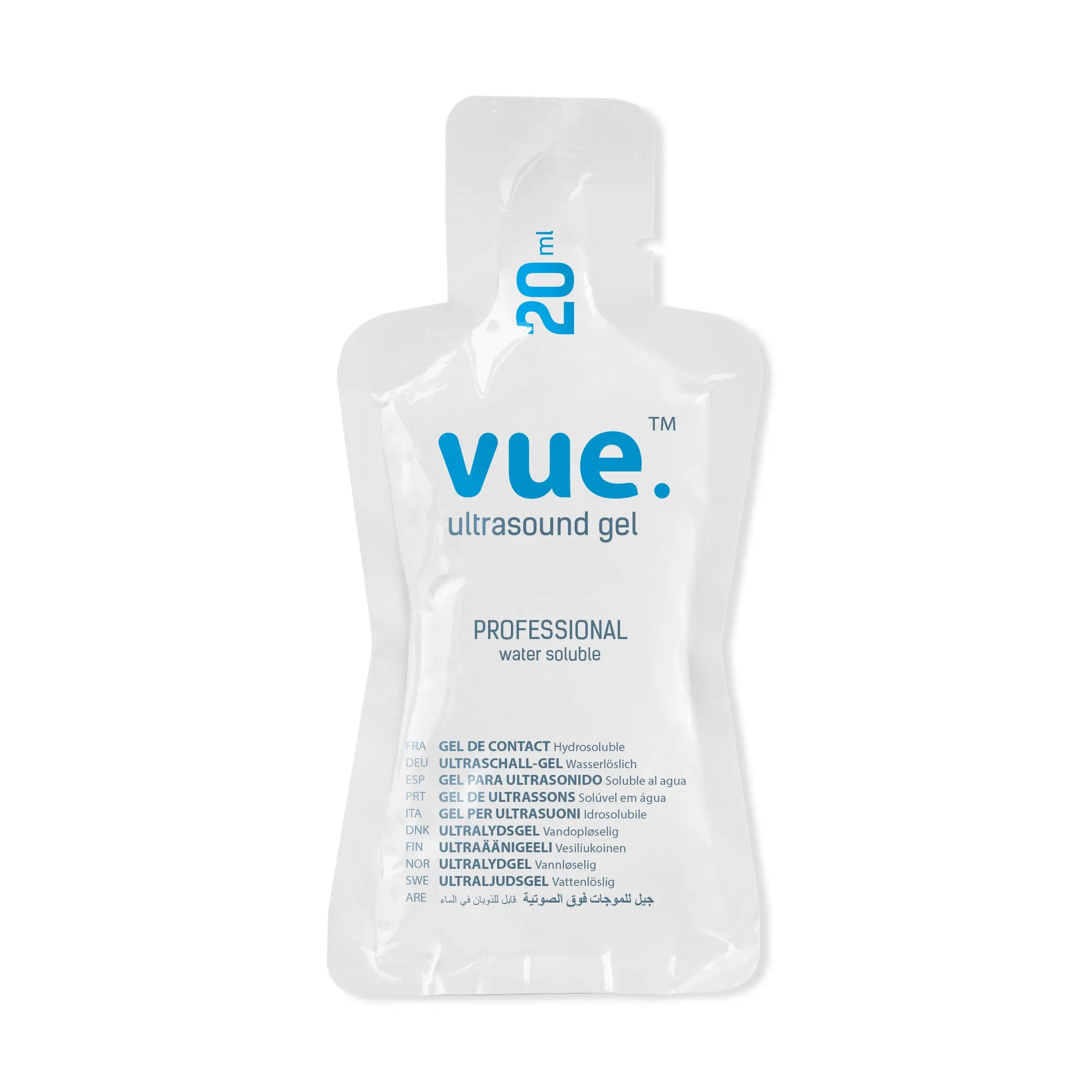 Vue Ultrasound Gel - Clear Conductive Transmission Gel (Sachets) (x30) - Image 3