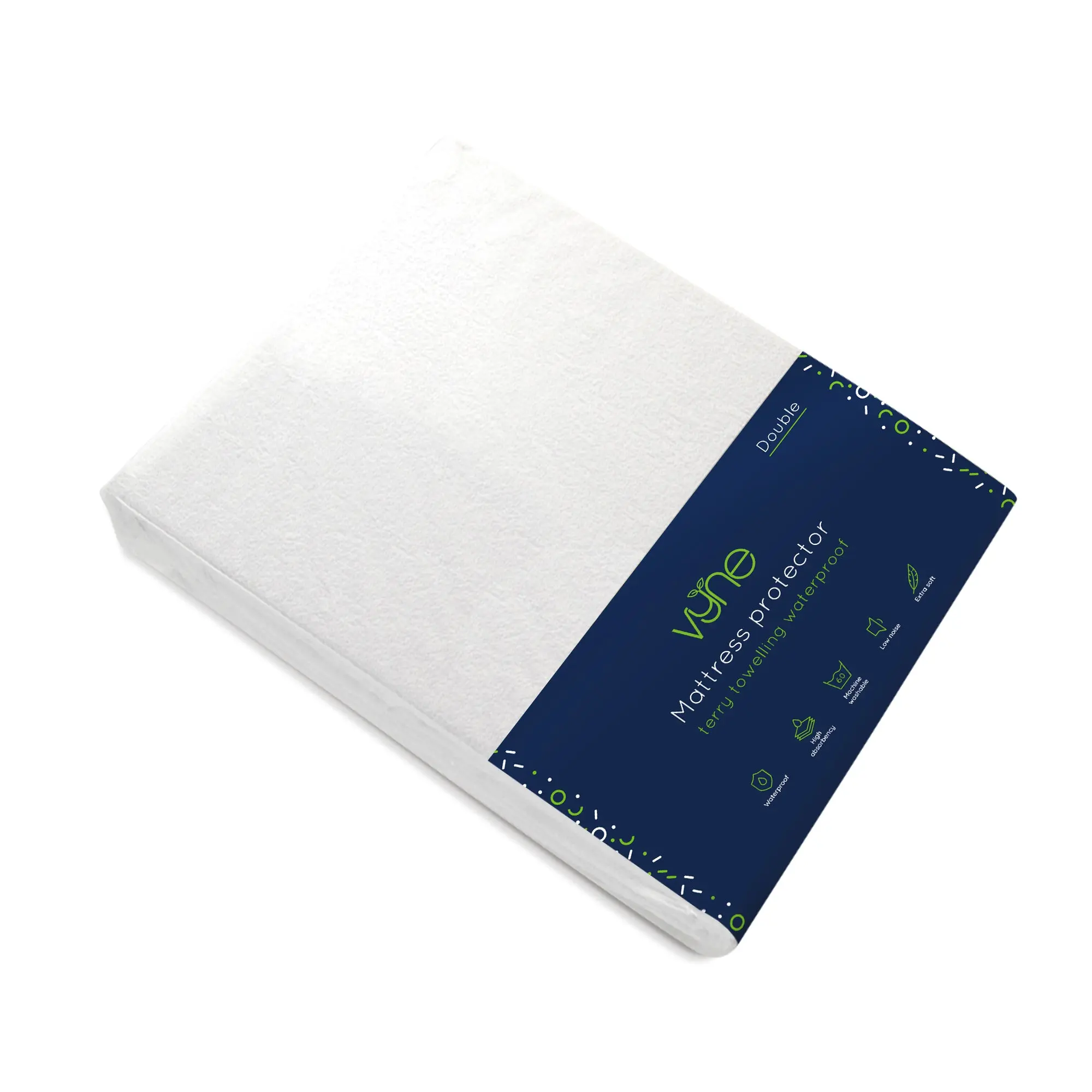 Vyne Mattress Protector - Waterproof Terry Towelling (Single, Double & King) (x1) - Image 9